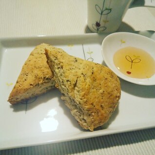 ホットケーキミックスで簡単！紅茶のスコーン♡